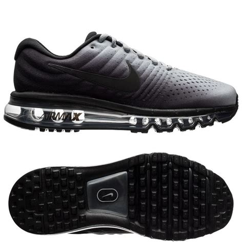 nike air 2017 grijs zwart|nike air max 2017 black.